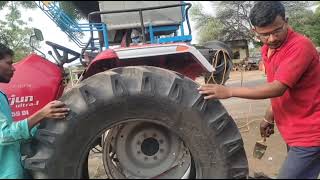 16.9-28 MRF shakti super tractor tyre fitting