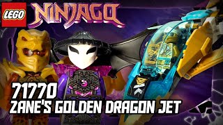 LEGO Ninjago 71770 Zane’s Golden Dragon Jet Review (2022)