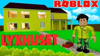 BYGGER SJUKASTE LYXHUSET I ROBLOX BLOXBURG