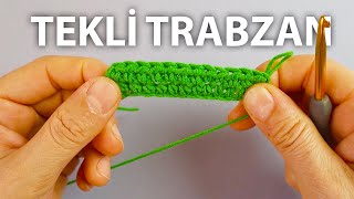 Tekli Trabzan Nasıl Yapılır - (Amigurumi Teknikleri)