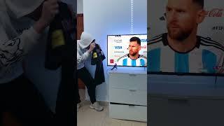 Messi se enfadó conmigo 🤬 #Shorts