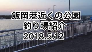 飯岡港、近くの公園の釣り場に行ってみたよ！