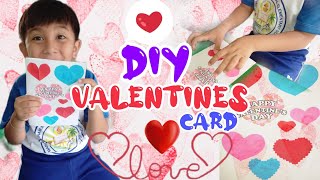 TODAYS ACTIVITY : MAKING VALENTINES CARD ❤️ | BIMBAS MIX VLOG