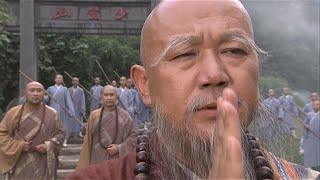 Kung Fu Movie! Villain is arrogant, the Abbot teaches him a lesson with the Invincible Diamond Palm!