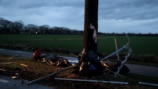 Geen gewonden na bizar ongeluk in Landhorst