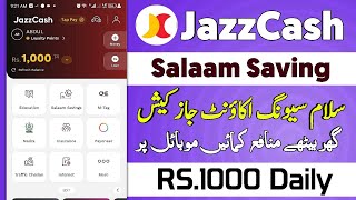 Jazzcash Salaam Savings | Islamic Saving Account Jazzcash