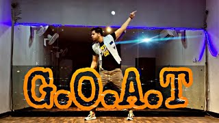 G.O.A.T 🔥💥| Diljit dosanjh |Karan Aujla|  punjabi | dance cover | Nitin's World | lyrical |