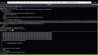 how to load powershell from meterpreter session
