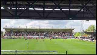 The moment Cambridge United stayed in league one pyros and limes Cambridge United 2  vs 0 fgr