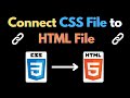 How to Link External CSS File to a HTML File using Visual Studio Code