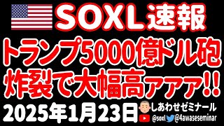 【SOXL民大感謝😭】半導体も思いっきり恩恵キターァァァ!!