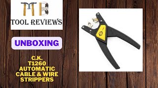 C.K. T1260 automatic cable \u0026 wire strippers - Reviewed