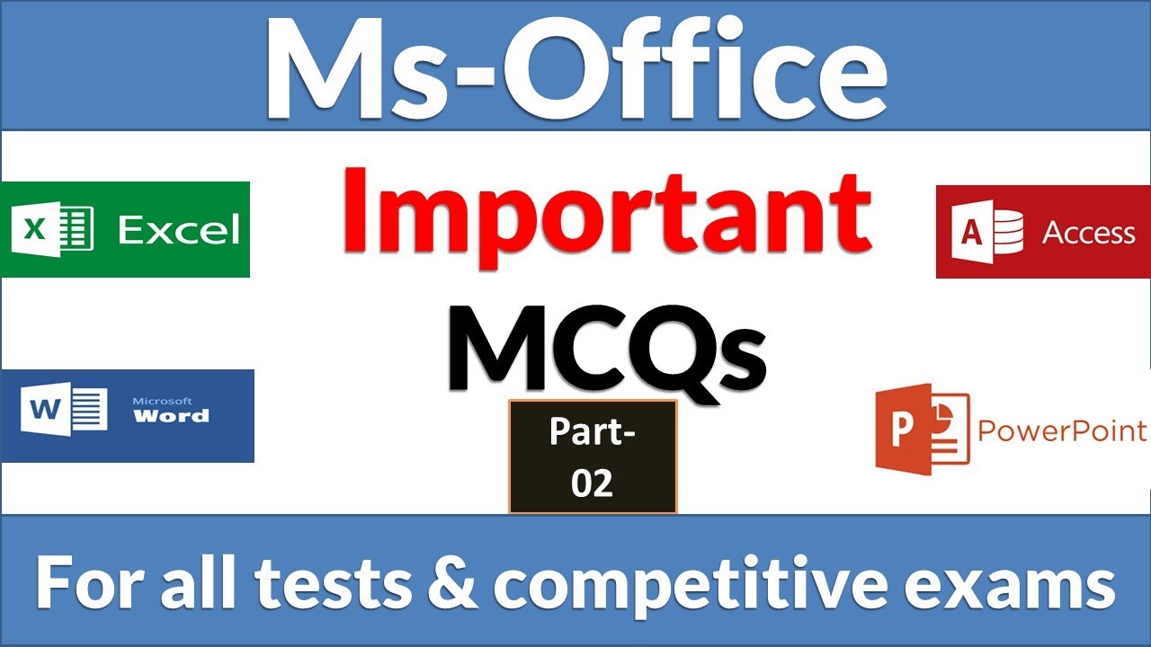 Top 30 MS Office Word Mcq Questions And Answer Microsoft Office MS ...