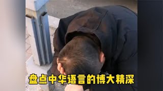 盘点中华语言的博大精深：逼疯人的神级对话