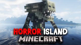 Trying to Survive 100 Days on Horror Island in Minecraft...