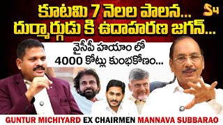 కూటమి 7 నెలల పాలన...: Guntur Michiyard Ex Chairman Mannava Subbarao Interview | YS Jagan | S4 Media