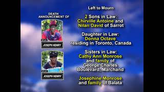 Joseph Henry ~ Long Obituary