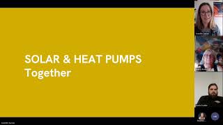 Arch Solar Webinar Series: Solar + Heat Pumps w Professional Services