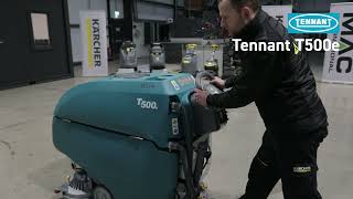 Walk Around | Tennant T500e Walk Behind Floor Scrubber Dryer | Alpha Power Cleaners