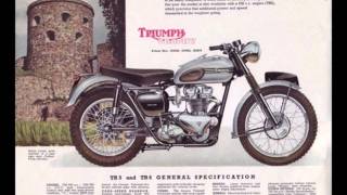 1956 Triumph Motorcycle Brochure