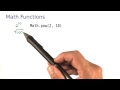 Math Functions - Intro to Java Programming