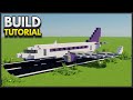 How To Build A PASSENGER PLANE in Minecraft!