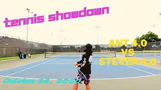 NTRP Tennis Showdown: Ant 4.0 vs Steven 4.0 10/24/20