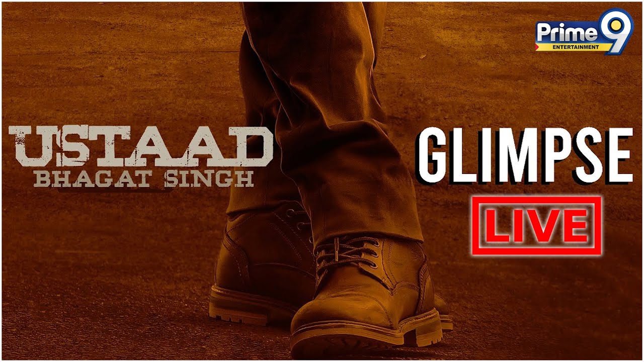 LIVE🔴: Ustaad Bhagat Singh Pawan Kalyan First Look Release | Ustaad ...