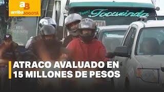 Salvaje atraco por parte de motoladrones a una mujer en Usaquén | CityTv