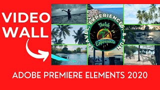 Adobe Premiere Elements VIDEO WALL or VIDEO GRID - Nine Clips on One Screen