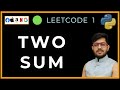 Two Sum Leetcode 1 | Brute to Optimal in Python (Step-by-Step DSA)