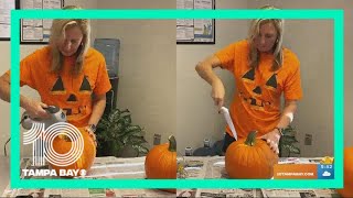 Halloween Hack: Does using a hand mixer save time when carving a pumpkin?