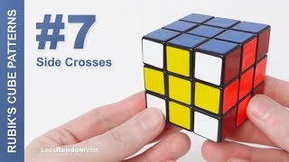 How to make Rubik's Cube Patterns #7: Side Crosses