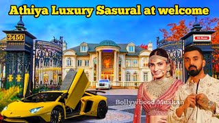 Sunil Shetty Daughter Athiya Shetty Grand Welcome At Their Luxurious Sasural With KL Rahul