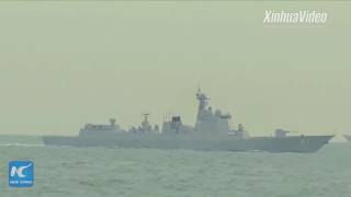 New China TV - Xining (117) Type 052D Guided Missile Destroyer Live Firing [1080p]