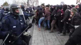 manifestation du 26 mars à Québec