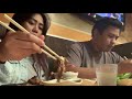 mukbang kbbq $12.99 kbbq downtown la danrhen vlog