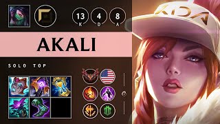 Akali Top vs K'Sante - NA Grandmaster Patch 25.S1.2