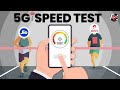 Airtel Vs Jio 5G - Real Life 5G Tested🤯⚡️#TrakinShorts #Shorts