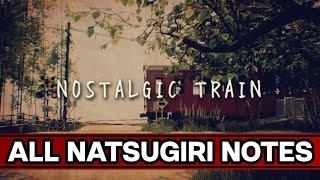 Nostalgic Train - All Natsugiri Notes (24 Trophies In 10 Minutes)