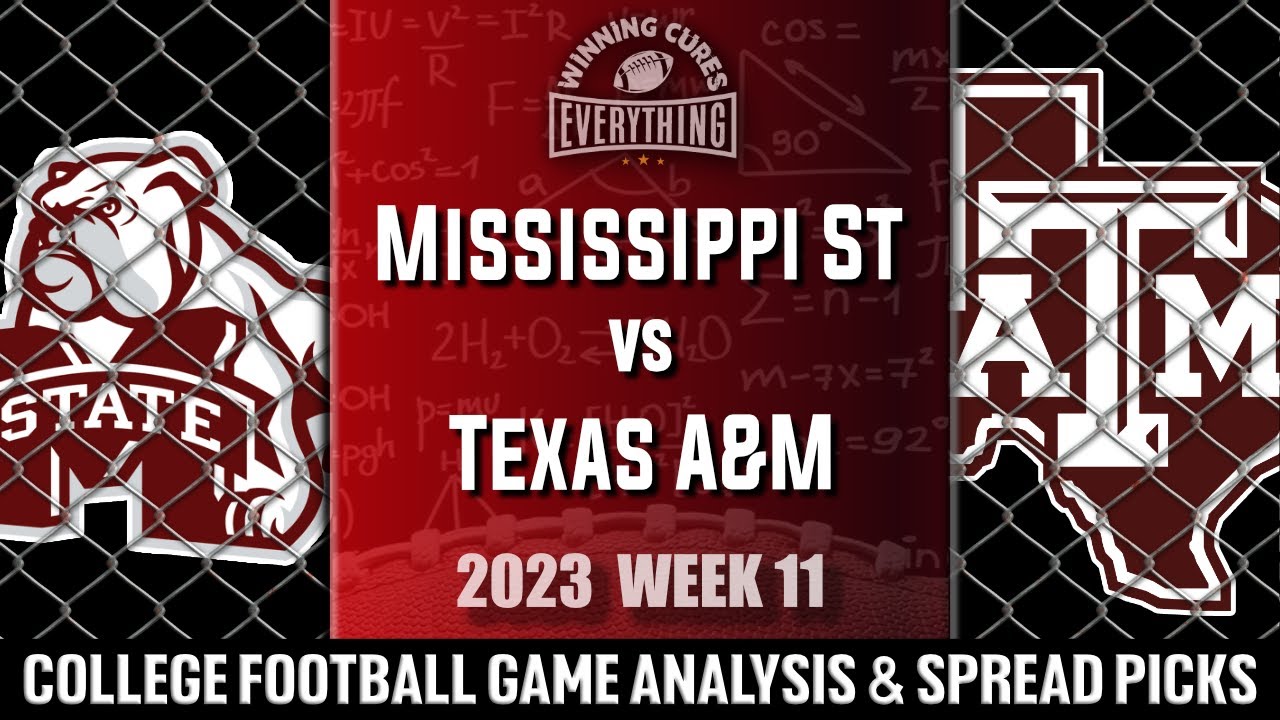 Mississippi State Vs Texas A&M Picks & Prediction Against The Spread ...