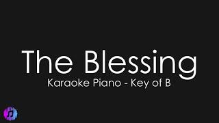 The Blessing | Elevation Worship | Piano Karaoke [Key of B]