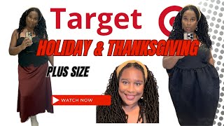 TARGET DID IT AGAIN!| Affordable Thanksgiving & Holiday Looks| Plus Size Edition