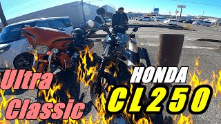 HONDA CL250とラーメン＆ドーナツ！ツーリング