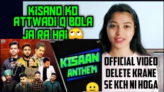 Kisan anthem song reaction | mankrit aulakh new song reaction | reaction on kisan anthem song