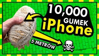 10,000 GUMEK RECEPTUREK NA IPHONE vs UPADEK Z WYSOKOŚĆI... [*]