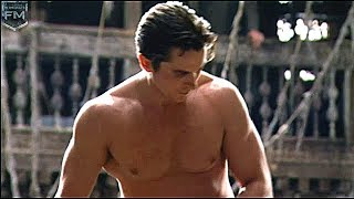 Christian Bale Workout 'Batman: Begins' Behind The Scenes [+Subtitles]