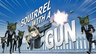 【Squirrel With a Gun】リス大暴れで草ｧ！！！！！🔫🐿【堰代ミコ / ななしいんく】