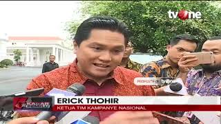 Ketua TKN Jokowi-Ma'ruf, Erick Thohir, Singgung Paslon 02 Untuk Debat Capres Kedua