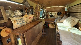 Room Tour of a DIY Camper Van